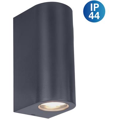 NÄVE Außen-Wandleuchte "Alecto", schwarz, 1 flammig, H: 15,50cm,, Lampen, zylindrische Form, schwarz, 2 x GU10 excl. Leuchtmittel, H: 15,5cm Image