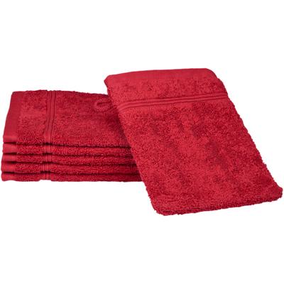 Waschhandschuh ROSS "Rubin", rot (vino), B:16cm L:22cm, Baumwolle, Waschlappen, 100% Baumwolle Image