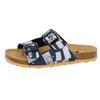 Pantolette LICO "Pantolette Bioline Rocky", Gr. 27, blau, Synthetik, Schuhe