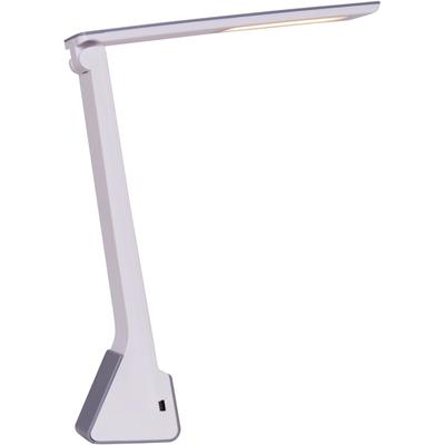 NÄVE LED Tischleuchte "AKKU", grau (grau, weiß), B:5cm H:26cm T:6cm, Lampen, LED Schreibtischlampe Image