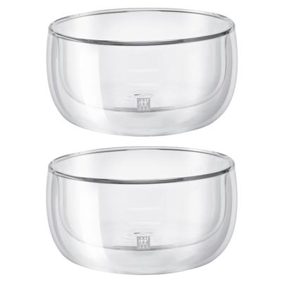 Gläser-Set ZWILLING "Sorrento", transparent, B:11,9cm H:6,2cm, Borosilikatglas, Trinkgefäße, Doppelwandig, Borosilikatglas, 2-tlg., je 280 ml Image