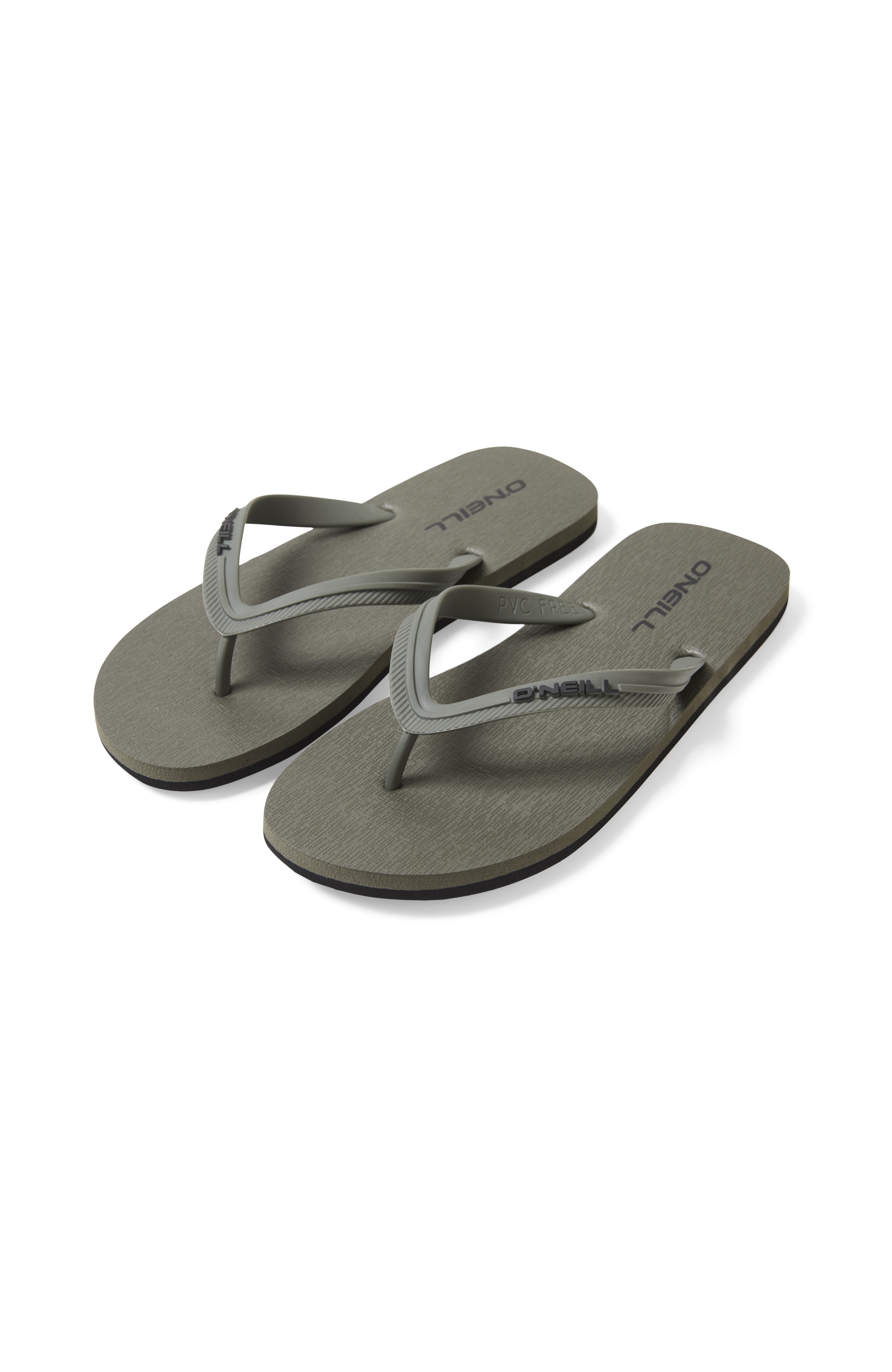 Zehentrenner O'NEILL "PROFILE SMALL LOGO SANDALS", Gr. 45, grün (military grün), Synthetik, Schuhe Image