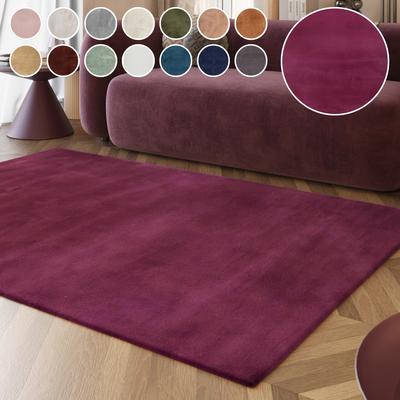Hochflor-Teppich ESPRIT "Alice ESP-4377, Kunstfell", lila (violett), B:40cm H:25mm L:60cm, Kunstfaser, Teppiche, Kaninchenfell-Haptik, besonders weich und dicht, für alle Räume Image