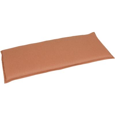 Bankauflage GO-DE "2-Sitzer", braun, B:48cm H:6cm T:115cm, Polyester, Polyurethan, Polsterauflagen, Maße ca.: 48 cm x 115 cm x 6 cm Image