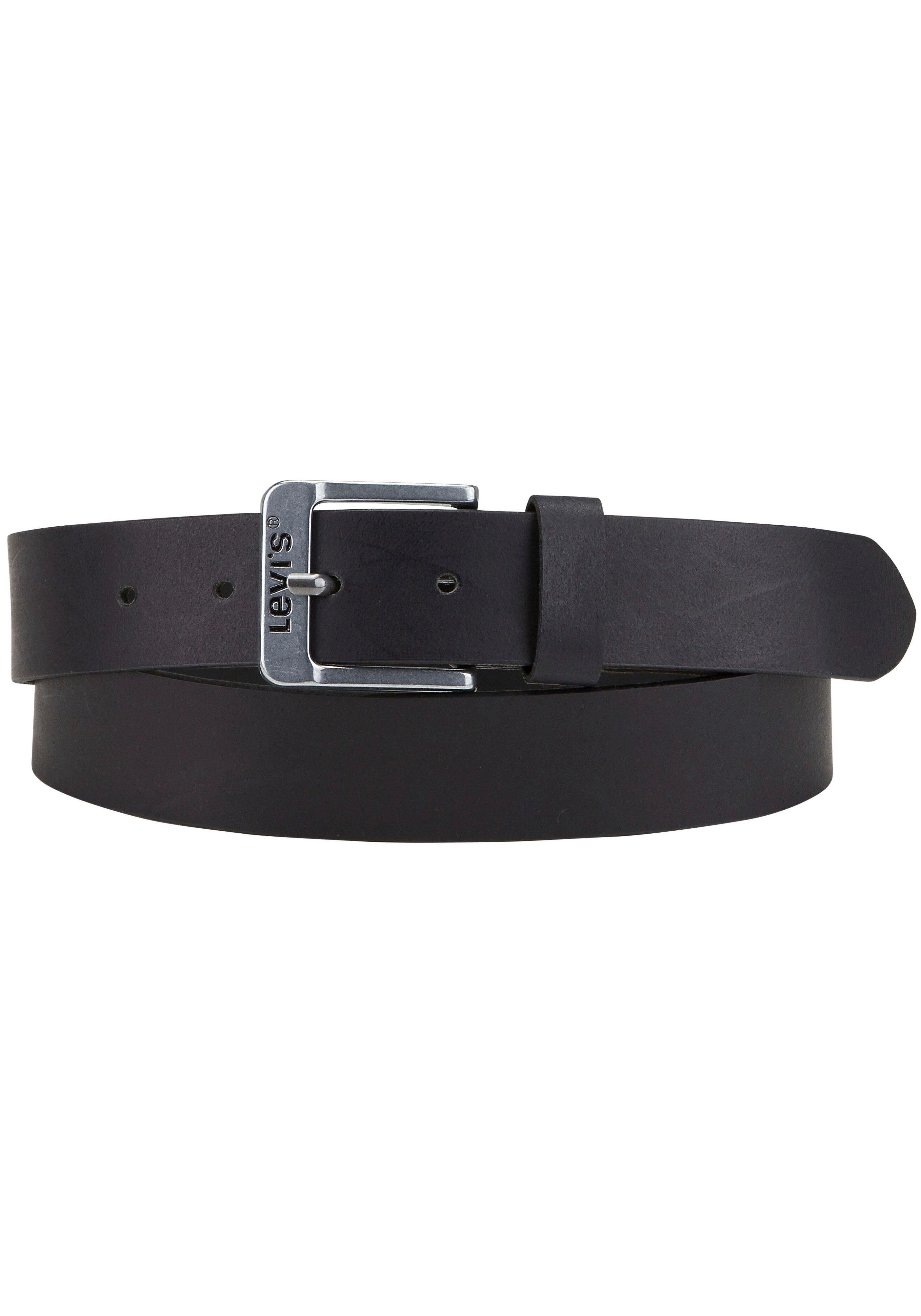 Ledergürtel LEVI'S, Damen, Gr. 110, schwarz, Rindsleder, unifarben, Gürtel Image