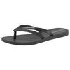 Zehentrenner IPANEMA "BOSSA FEM", Gr. 35/36, schwarz, Synthetik, metallic, sportlich, Schuhe