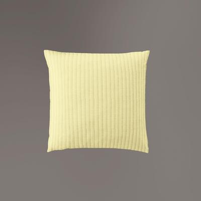 Kissenbezug IRISETTE "Lumen 8129", gelb (vanill), B:40cm L:40cm, Interlock-Jersey, Obermaterial: 100% Baumwolle, Kissenbezüge, hochwertig und traumhaft weich Image