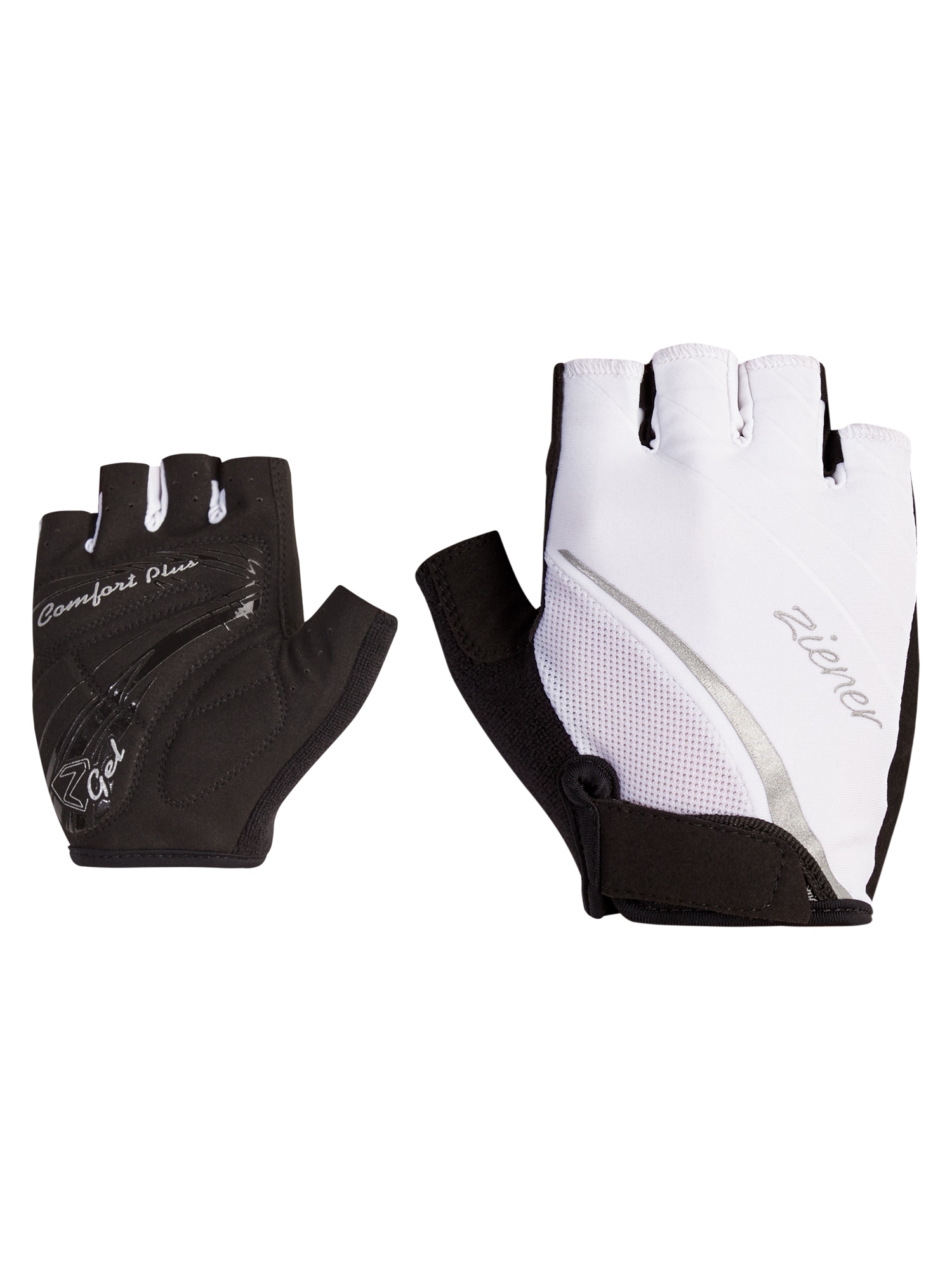 Fahrradhandschuhe ZIENER "CARDA-Z", Damen, Gr. 8,5, weiß, Materialmix, Handschuhe Image