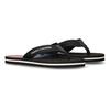 Zehentrenner TOMMY HILFIGER, Kinder, Gr. 32, schwarz, Polyester, casual, Schuhe, Slides, Sandale mit Zehensteg