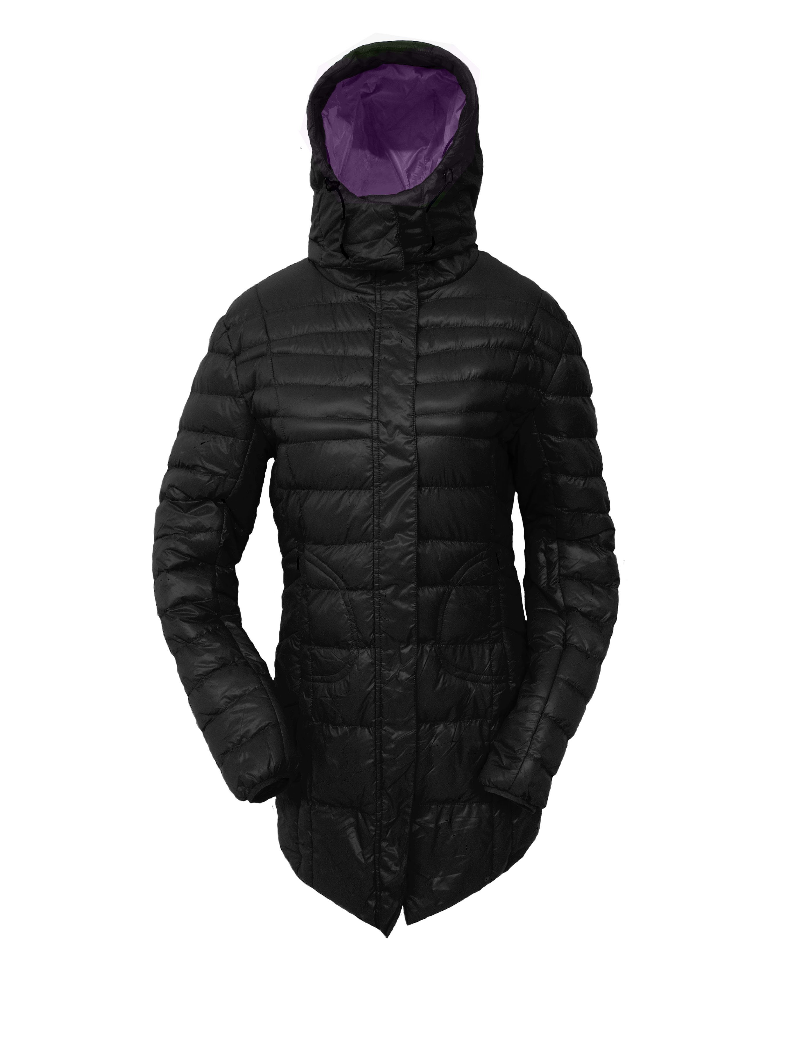 Steppjacke DEPROC ACTIVE "GILMOUR II LONG", Herren, Gr. 40 (M), schwarz, 100% Polyester, mit Gummizug, Jacken Steppjacke, auch in Großen Größen erhältlich