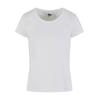 T-Shirt URBAN CLASSICS "Urban Classics Ladies Sorona Regular Tee", Herren, Gr. 5XL, weiß, 70% Baumwolle, 30% Polyester (Sorona), unifarben, casual, normal, Rundhals, Kurzarm, Shirts
