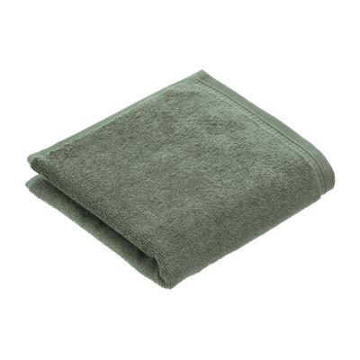 Handtuch VOSSEN "Detox Time", grün (detox grün), B:50cm L:100cm, Waffelpiquu00e9, Baumwolle, Handtücher (Packung), Waffelpiqué Bordüren Image