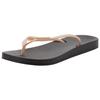 Zehentrenner IPANEMA "IPANEMA ANATOMICA TAN FEM", Gr. 39, schwarz (schwarz, gold), Synthetik, sportlich, Schuhe