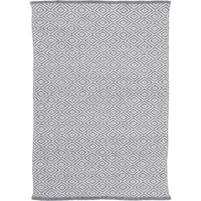 Teppich CARPETFINE "Frida 200", blau, B:60cm H:7mm L:110cm, Polyester, Teppiche, Wendeteppich, 100% recyceltem Material (PET), Flachgewebe, Sisal Optik Image