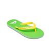 Sandale QUIKSILVER "Molokai Core", Gr. 9(42), bunt (grün, gelb), Obermaterial: Synthetikmaterial / Außensohle: Moosgummi, Schuhe