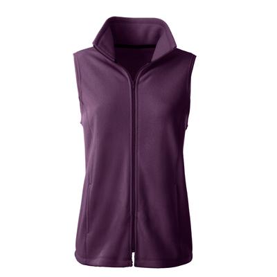 Fleeceweste CLASSIC BASICS, Damen, Gr. 48, lila (traube), 100% Polyester, unifarben, Westen Image