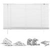 Jalousie GOOD LIFE "Matti" Gr. 24, weiß (weiß, weiß, weiß), B:50cm H:130cm, Jalousien, Klemmfix-Jalousie aus Aluminium