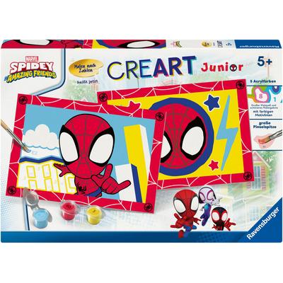 Malen nach Zahlen RAVENSBURGER "CreArt, Spidey", bunt, Malvorlagen, KinderB:22cm H:32cm L:32cm, Made in Europe, B:22cm H:32cm L:32cm Image