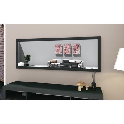 Spiegel BORCHARDT MÖBEL "Panama", schwarz (schwarz matt), B:166cm H:60cm T:2cm, Glas, Spiegel, Rahmen Image