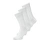 Freizeitsocken JACK & JONES "JACCHARLES TENNIS SOCK 3 PACK NOOS", Herren, Gr. 1, weiß (weiß pack:weiß, weiß), Baumwollmischung, unifarben, Socken