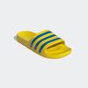 Badesandale ADIDAS SPORTSWEAR "AQUA ADILETTE", Gr. 40,5, gelb, bright royal, gelb, Synthetik, sportlich, Schuhe