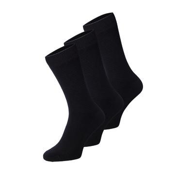 Basicsocken JACK & JONES "3-PACK COTTON SOCK FIPO NOOS", Herren, schwarz, Baumwollmischung, unifarben, Socken Image