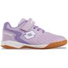 Hallenschuh LOTTO, Kinder, Gr. 26, lila, violet, Synthetik, mehrfarbig, sportlich, Schuhe, - auch für den Hallensport