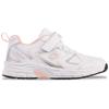 Sneaker LOTTO, Kinder, Gr. 30, rosa (weiß, rose), Synthetik, Kunstfaser, metallic, sportlich, Schuhe, - ohne Schnüren: mit Elastiksenkeln