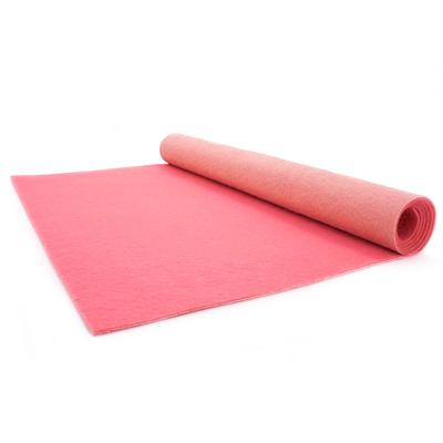 Läufer "PODIUM, Made in Belgium", rosa (altrosa), B:100cm H:2,6mm L:500cm, Polypropylen (PP), PRIMAFLOR-IDEEN IN TEXTIL, Teppiche, Breite 100 cm, robuster Nadelfilz, Uni-Farben Image