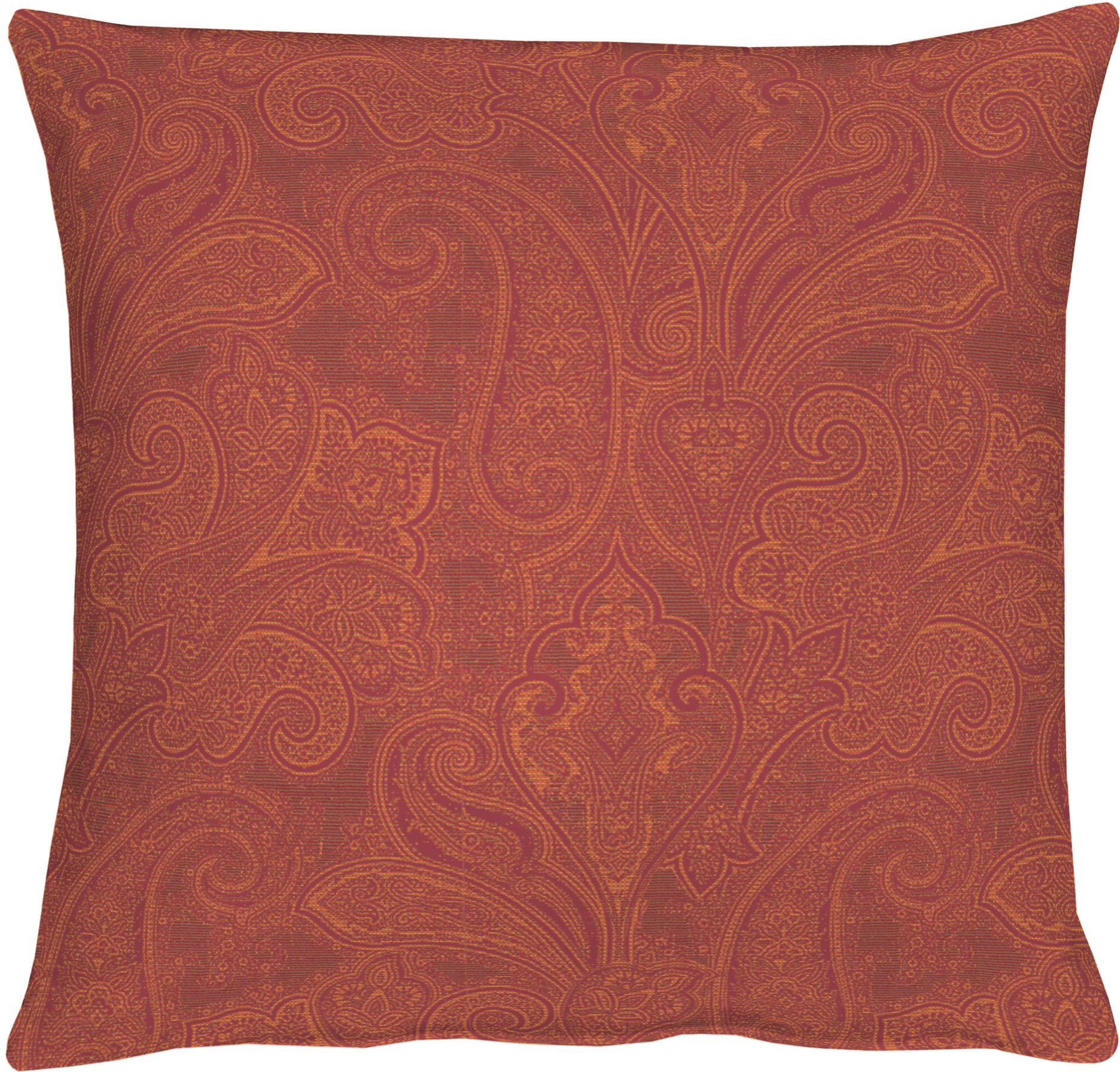 Dekokissen APELT "3313 INDIAN SUMMER" Gr. 2, orange (orange, ornamente unifarben), B:49cm L:49cm, Kunstfaser, Polyester, Dekokissen_Sitzkissen_Kissenhüllen, Kissenhülle ohne Füllung, 1 Stück Image