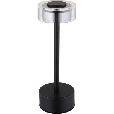 GLOBO LIGHTING LED Tischleuchte "SHIRA", schwarz (schwarz matt), Lampen, Akkutischleuchte, Touchdimmer, Lichttemperaturwechsel, LED Tischlampe LED Tischleuchte Image