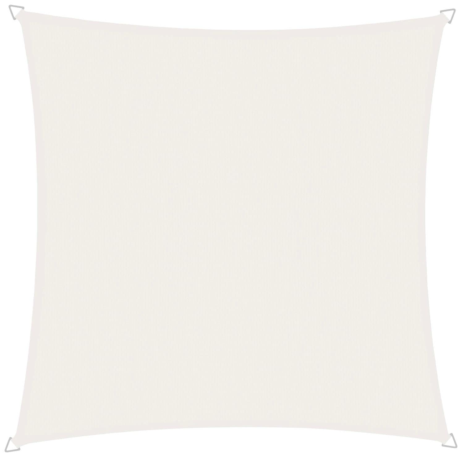 Sonnensegel WINDHAGER "Quadrat", beige (cremeweiß), B:300cm H:300cm, Polyester, Sonnensegel, 3x3 m, wasserabweisend