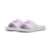 Badesandale PUMA "POPCAT 20", Gr. 37, lila frost, wild berry, Synthetik, sportlich, Schuhe