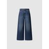 Schlagjeans PEPE JEANS "WIDE LEG JEANS UHW", Damen, Gr. 33, Länge 34, used tiefblau, Denim/Jeans, Obermaterial: 100% Baumwolle, casual, weit lang, Jeans