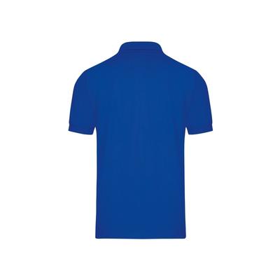 Poloshirt TRIGEMA "TRIGEMA Poloshirt DELUXE Piqué", Kinder, Gr. 116, blau (royal), 100% Baumwolle, Basic, Kurzarm, Shirts Image