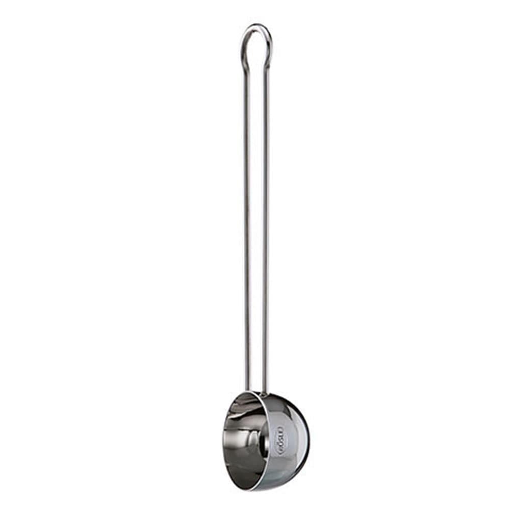 Messlöffel RÖSLE, silber (silberfarben), H:2,5cm Ø:3,8cm, Edelstahl, Messbecher, Kaffeemaß, präzise & spülmaschinengeeignet, Ø 3,8 cm Image