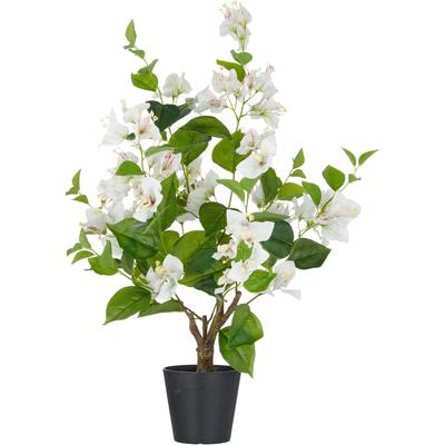 Kunstpflanze CREATIV GREEN "Bougainvillea", weiß, H:68cm, Kunststoff, Kunstpflanzen, mit zahlreichen Blüten
