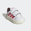 Klettschuh ADIDAS SPORTSWEAR "ADIDAS DISNEY MINNIE MAUS KIDS GRAND COURT 2.0 SCHUH", Gr. 25, weiß (cloud weiß, pink fusion, pure ruby), Synthetik, sportlich, Schuhe, Design auf den Spuren des adidas Superstar, für Kinder