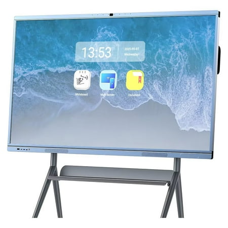 BELNET White Board Wireless 4K InteractiveMulti-Touch 65 Inch Smart Boardfor Mobile Device Mirroring for Small Business/Startup/Classroom