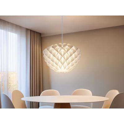 Skandinavische LED Pendelleuchte 1-flammig Lampenschirm Weiß, Ø 40cm Image
