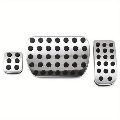 TEMU Stainless Steel And Brake Pedal Covers, Compatible With W447, , Metris, Viano W639, Valente, , V300d, Mb - Performance Style Pedal Set Image
