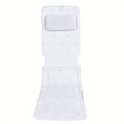 TEMU Full Body Bathtub Mat Bath Pillow Non-slip Back Neck Image
