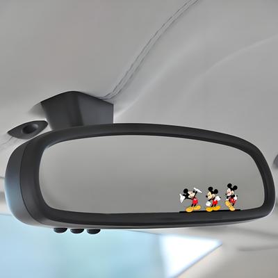 TEMU 1pc Car Decal, Side View Mirror Vinyl Sticker - Cute Mouse & Cartoon Design, Self-adhesive, Glossy Finish, For Cars, Trucks, Suvs, Laptops, Authorized, Car Decals And Sticker