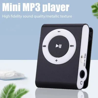 Mini MP3 Player Music Media Mini Clip Support TF Card Stylish Design Fashionable Portable Mini USB
