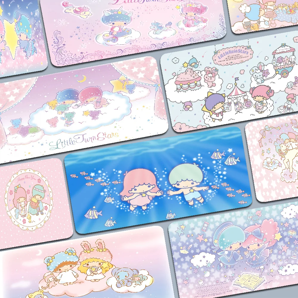 Cartoon Nette L-Little Twin S-Stars Anti-Slip PC Gaming Maus Pad Gamer Schreibtisch Matten Tastatur pad Mause Pad Muismat Image