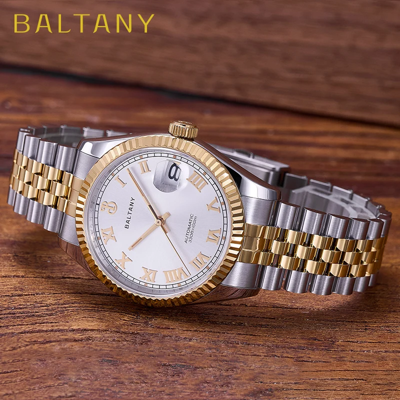 Baltany 39mm Kleid Uhren für Männer S4094 10ATMWaterproof NH35 Automatische Luxus Uhren Mann DJ Hommage Mechanische Armbanduhren Mann Image