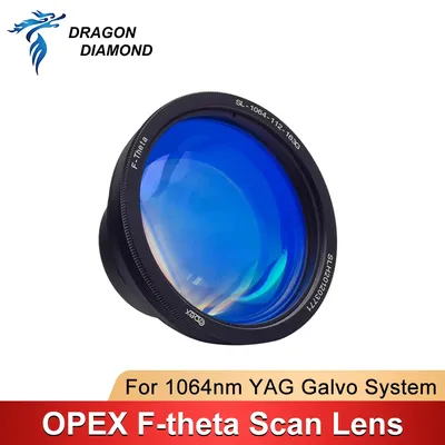 OPEX Fiber YAG 1064nm F-theta Scan Lens 70X70 150X150 300X300 Scanner Field Fiber Laser Galvo System