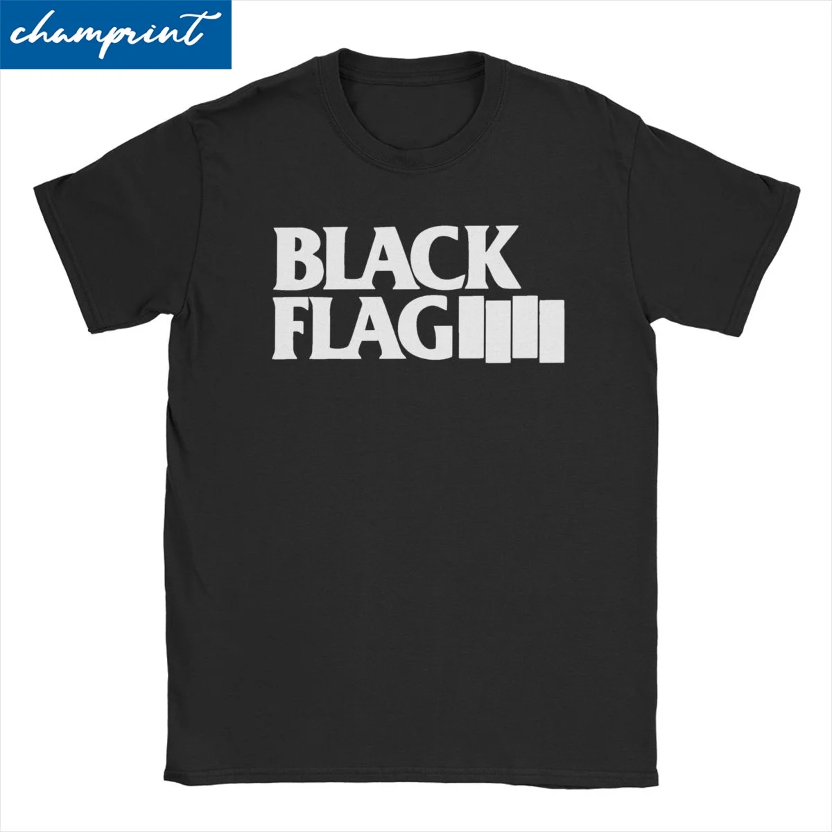Männer Frauen T-Shirt vier Logos kreative 100% Baumwolle T-Shirt Punk Rock Band schwarze Flagge T-Shirt runde Kragen Tops plus Größe
