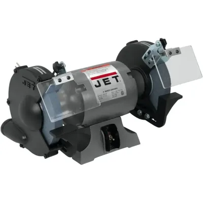 Authenticity guarantee.JET 8-Inch Bench Grinder, 3450 RPM, 1/2 HP, 1Ph 115V (JBG-8A)USA