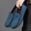 Mode Wildleder Leder Männer Casual Schuhe Bequeme Mann Loafer Leichte Faul Boot Schuhe Atmungsaktive